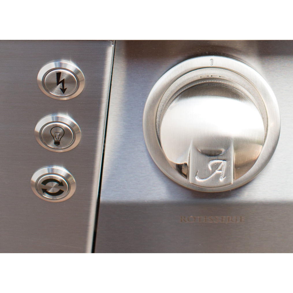 Alfresco ALXE 36-Inch Built-In Gas Grill with Rotisserie - ALXE-36-NG/LP